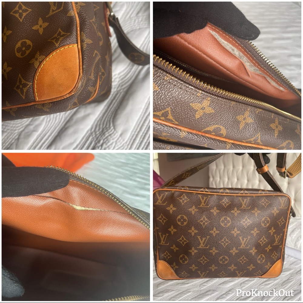 Louis Vuitton Monogram Canvas Crossbody Bag in Brown and Tan - Picture 11 of 11